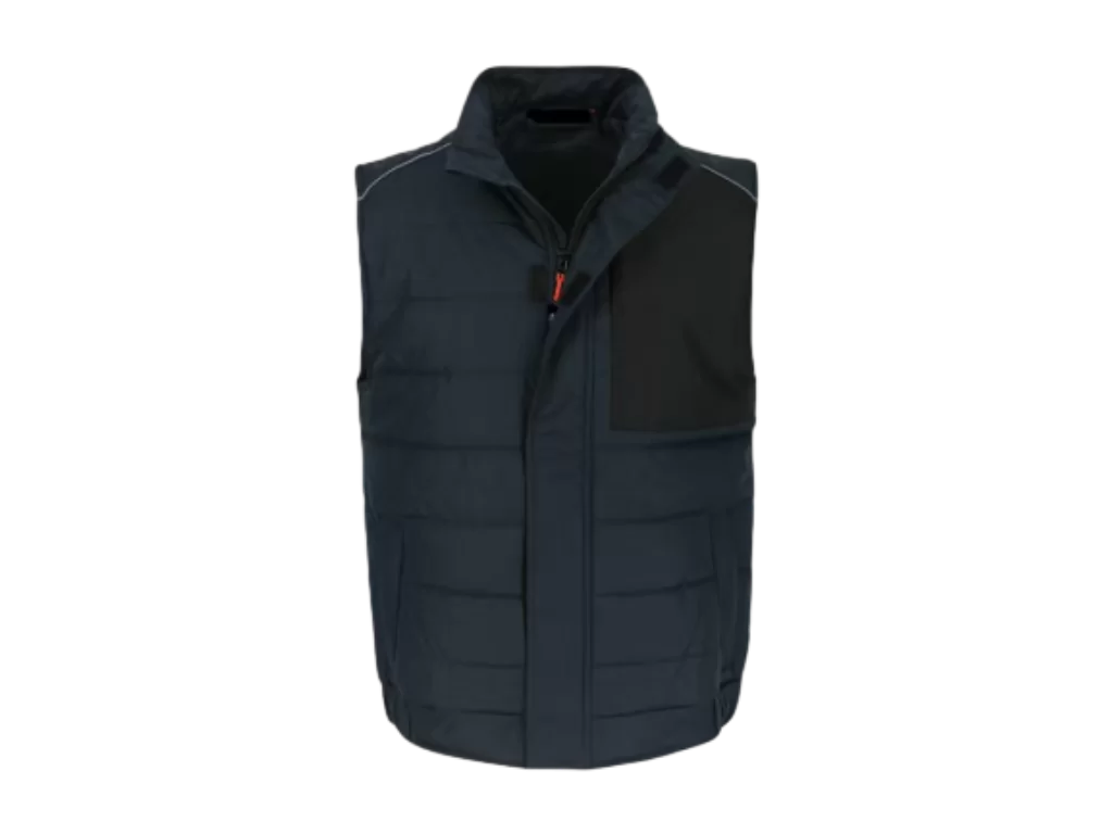 Multi-pocket, water-repellent bodywarmer